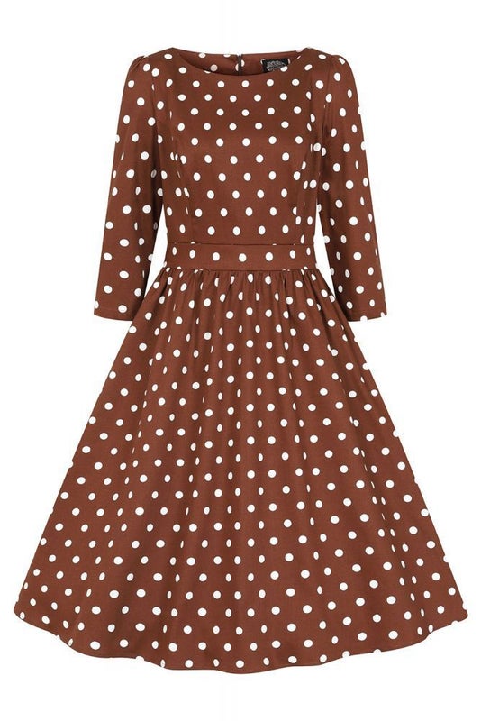 Swing Dress, MILANA Choco (690)