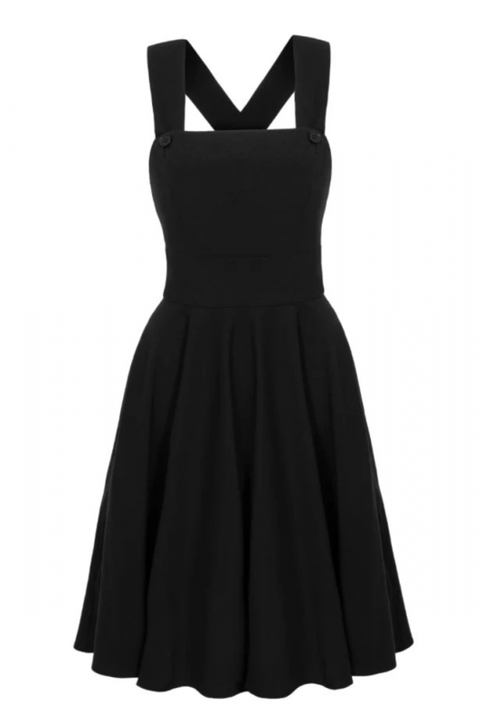 Pinafore Dress, PATTI Black (40497)