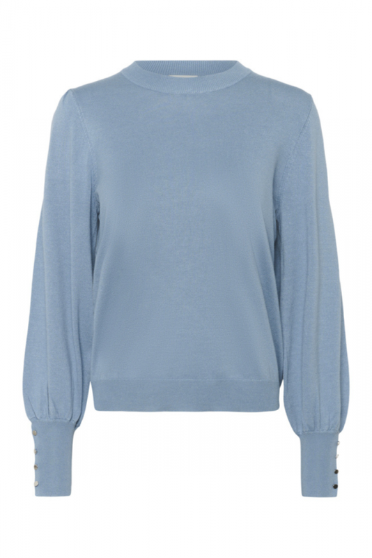 Knitted Top, LIZZA Windward Blue