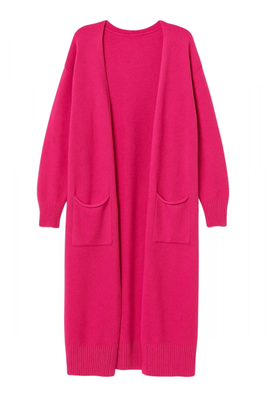 Long Cardigan, Pink