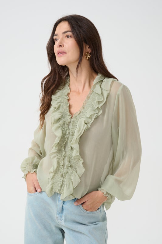 Blouse, CREAM Emery