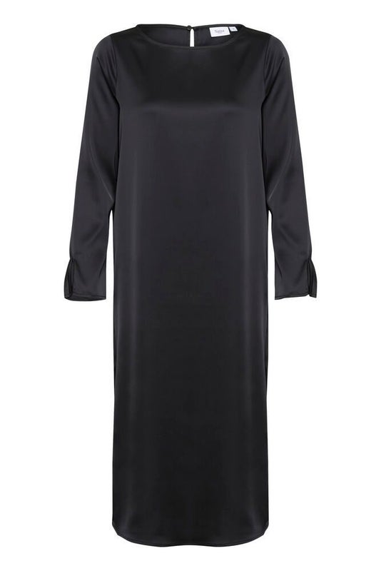 Satin Dress, ZHAFIA Black
