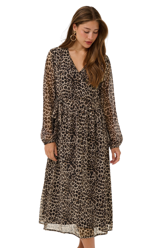 Dress, CREAM Yuna Leopard