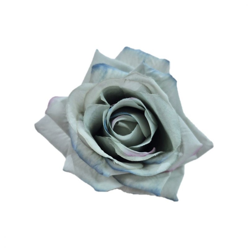 Hair Flower, ROSE Dusty Blue