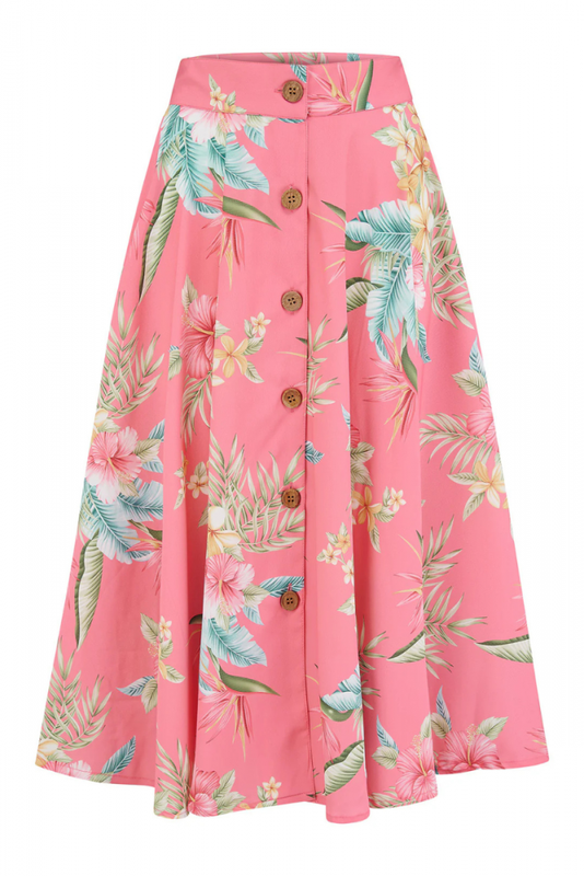 Swing Skirt, BEVERLY Honolulu Pink