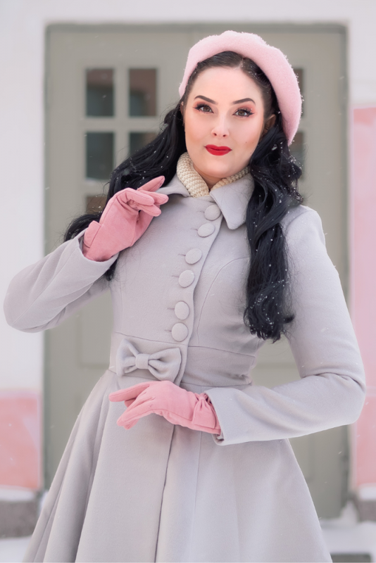 Coat, CAROLINE Pearl Grey (773)