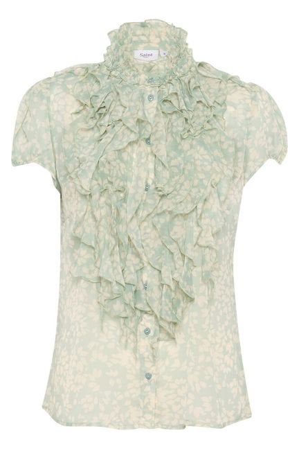 Lilja Ruffle Blouse Surf